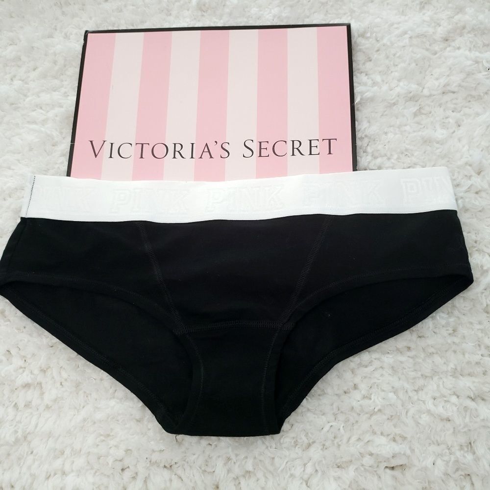 Victoria's Secret PINK Black Hipster NWT